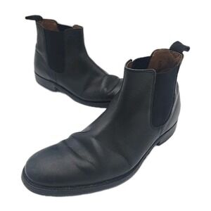 VTG GRENSON CHELSEA BOOTS BLACK LEATHER MADE IN ENGLAND Size 11
